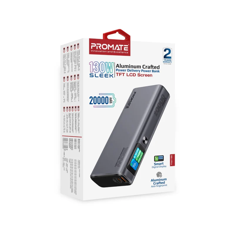 Promate Titan-130 Multi-Port Power Delivery Power Bank Promate Titan-130 Multi-Port Power Delivery Power Bank